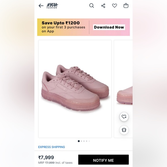 Reebok Club C Double Geo Smokey Rose - Picture 17 of 17